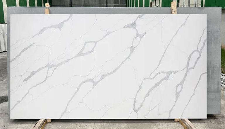 Calacatta Quartz Countertop Slab